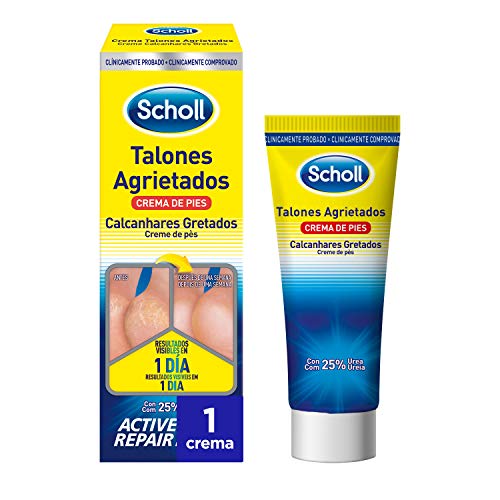 Scholl Crema de Pies Para Talones Agrietados, con Urea y Keratina - 60 ml