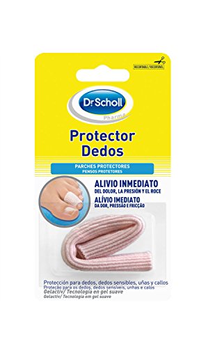 Scholl Tubo Protector para dedos, uñas y callos, alivio inmediato del dolor, la presión y el roce