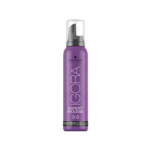 Schwarzkopf Professional Igora Expert Mousse Semi Perm, Espuma de Color 3.0-300 ml