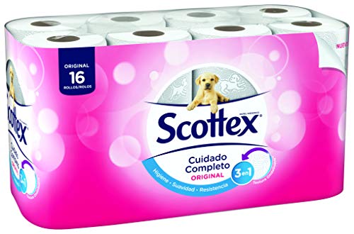 Scottex Original Papel Higiénico - 16 Rollos