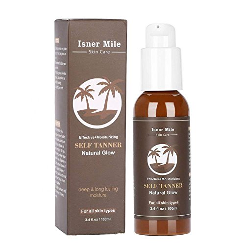 Self Tanner, ingredientes hidratantes orgánicos y naturales de larga duración Bronceadores sin sol loción y bronceador Golden Buildable Light, bronceado gradual medio u oscuro para el cuerpo y la cara