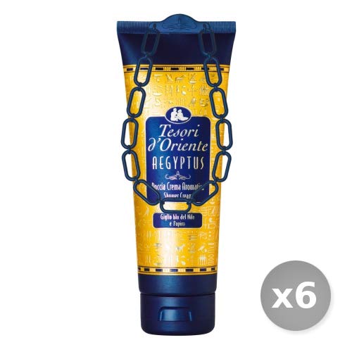 Set 6 TESORI D'ORIENTE Ducha Aegyptus 250 ml Jabones Y Cosm?ticos