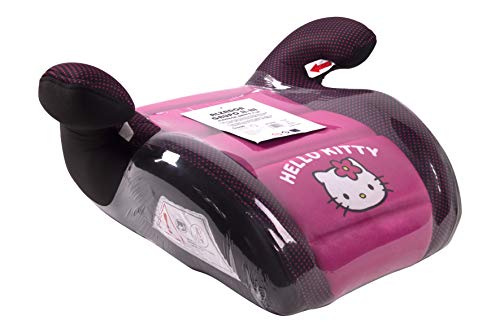 Sillita de auto Hello Kitty para niños, alzador - rosa y negro - 6 años o más