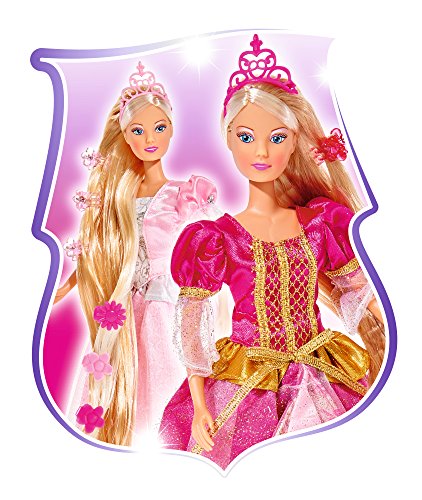 Smoby 5738831 Steffi Princesse - Muñeca Rapunzel con Vestido Color Morado