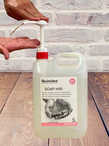 SOAP H50. GEL HIDROALCOHOLICO HIGIENIZANTE. (GARRAFA 5l. + CAÑA DISPENSADORA)