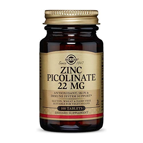Solgar Picolinato de Zinc Comprimidos de 22 mg - Envase de 100