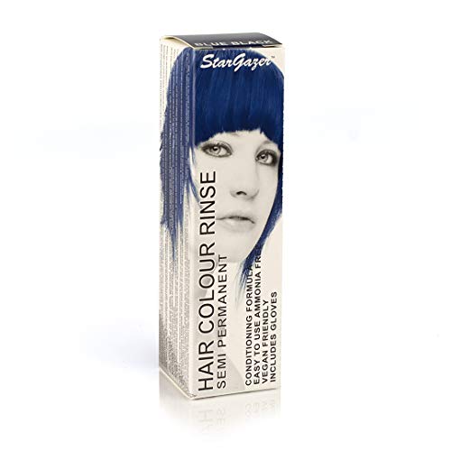 Stargazer SGS110, Tinta de pelo, UV, Semipermanente, Azul (Blue Black)