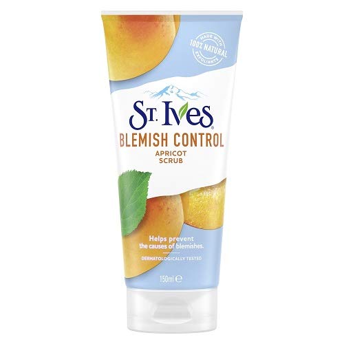 St.Ives - Exfoliante facial antiimperfecciones, de albaricoque, paquete de 3