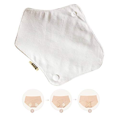 SUPVOX 2 Unids Almohadillas Sanitarias Lavable Almohadillas menstruales reutilizables Período de algodón Servilletas de algodón absorbentes