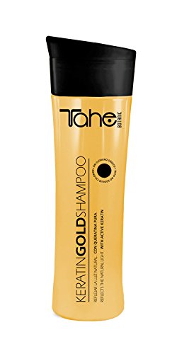 Tahe 12073128 Keratin Gold Champú con Queratina Pura y Oro Líquido, 300 ml