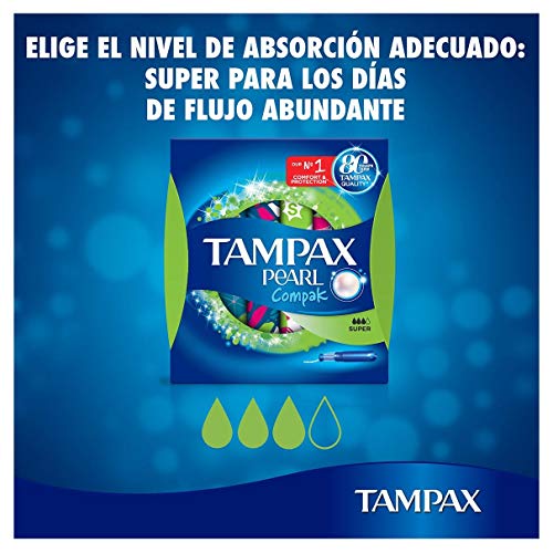 TAMPAX Compak Pearl Super, 36 tampones