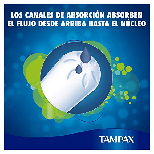 Tampax Compak Super Tampones Con Aplicador, Protección Antimanchas Y Discreción, Limpieza - 22 Unidades