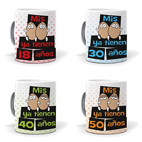 Taza "Mis huevos ya tienen 35 años"