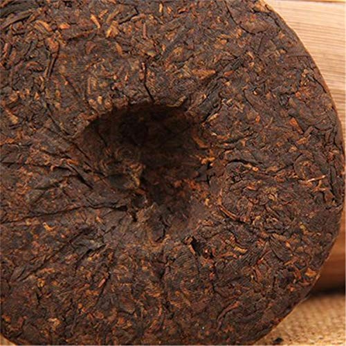 Té de puer de Yunnan 100g (0.22LB) té de pu té de Pu'er maduro viejo té de shu cha pastel de té rojo cocinado té de puerh pu erh comida saludable orgánica Té rojo Té negro Té chino