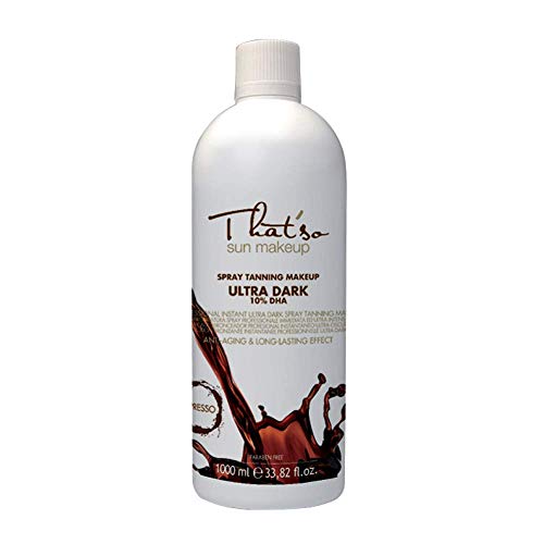 That´So - Spray Tanning Ultra Dark Loción de Bronceado Ultra Oscuro, 10% Dha, 1 l