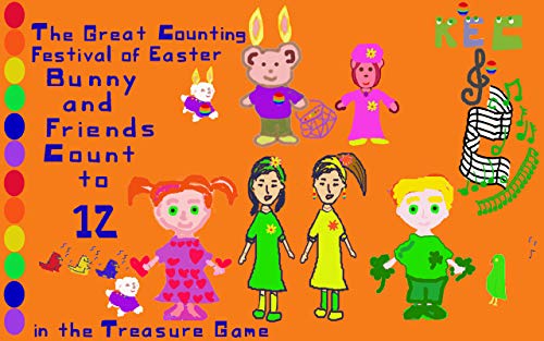 The Great Counting Festival of Easter: Bunny and Friends Count to 12 in the Treasure Game (Popcorn Anime) (English Edition)