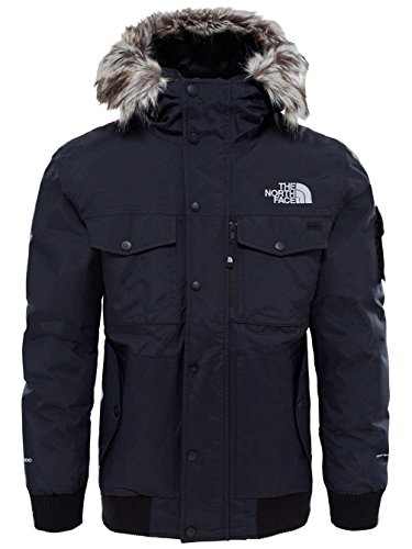 The North Face M Gotham Chaqueta De Plumón, Hombre, Negro/Gris (TNF Black/High Rise Grey), XS