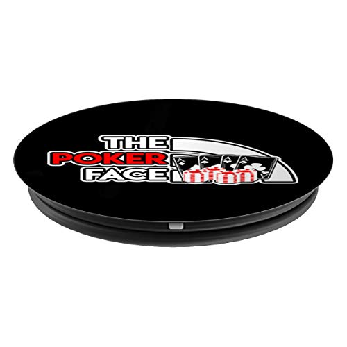 The Poker Face Card Player Cool Hobbies Poker Player Gift PopSockets Agarre y Soporte para Teléfonos y Tabletas