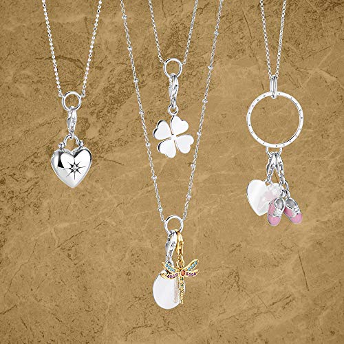 Thomas Sabo - Charm con Cierre para Mujer de Plata de Ley 925/1000 con Zirconia Cúbica