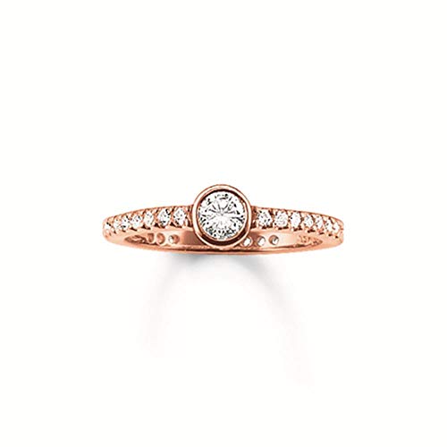 Thomas Sabo TR1984-416-14-54 Anillo con Plata Esterlina 925/1000 para Mujer,