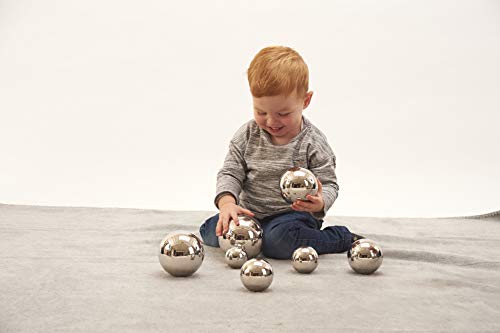 TickiT Sensory - Juego de 7 bolas de sonido reflectantes, juguete multisensorial para bebés, niños pequeños, recurso para necesidades educativas especiales