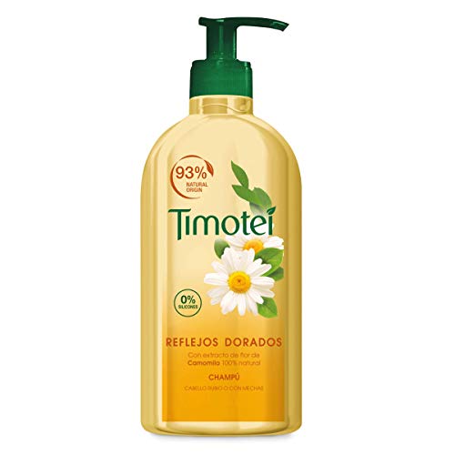 TIMOTEI champú reflejos dorados cabello rubio o con mechas bote 750 ml