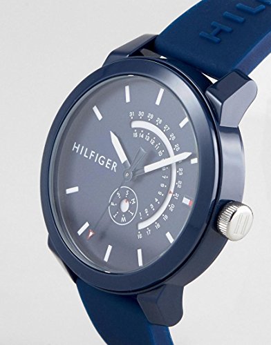 Tommy Hilfiger Reloj Analógico para Hombre de Cuarzo con Correa en Silicona 1791482