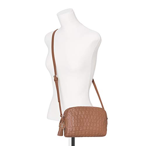 Tous Sherton, Bolso Bandolera para Mujer, Marrón (Cuero 995890622), 19x14x5 cm (W x H x L)