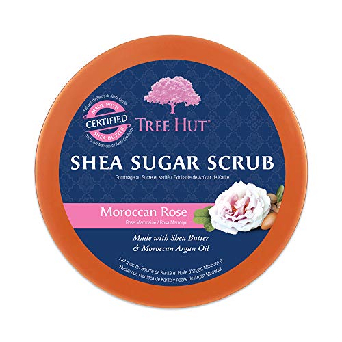 Tree Hut Exfoliante de azúcar, rosa de marruecos 570 g (700323)