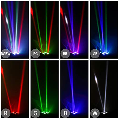 UKing Cabeza Móvil, 80W LED Luz del Partido la Iluminación del Escenario DMX512 DJ Disco para Bar Fiesta Navideña Halloween