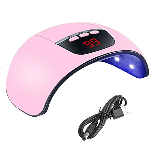 Uv Llevó La Lámpara de Uñas para Esmalte de Gel 45 W de Inducción Inteligente Usb Power Nail Lamp Professional Nailtool