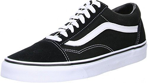 Vans Old Skool, Zapatillas Unisex Adulto, Negro (Black/White), 45