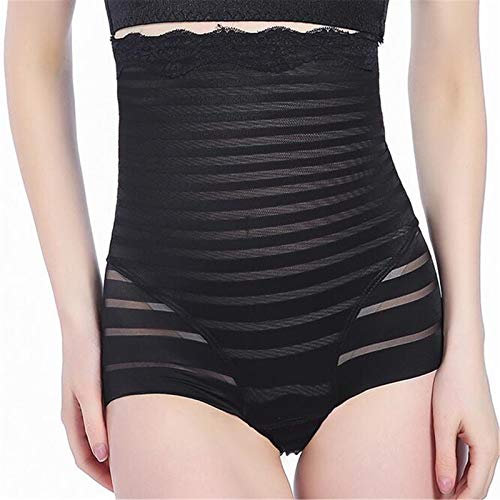 WILLQ Fajas para Mujer Cintura Alta Control de Abdomen,Levantador de glúteos Bragas Faja Shorts Compresión Body Shaper,Negro,XXL