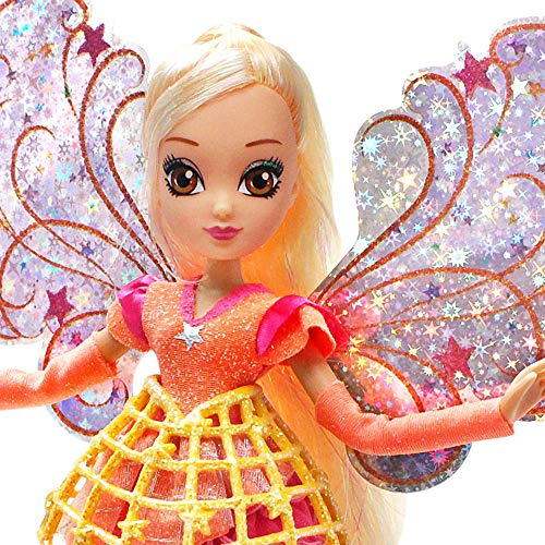 Winx Club Stella | Hada Cosmix Muñeca con Alas Holográficas Móviles