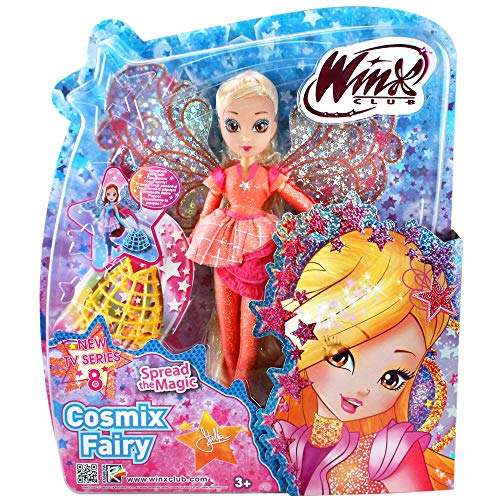 Winx Club Stella | Hada Cosmix Muñeca con Alas Holográficas Móviles