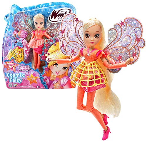 Winx Club Stella | Hada Cosmix Muñeca con Alas Holográficas Móviles