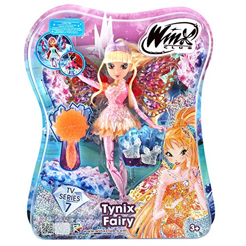 Winx Club Stella | Tynix Fairy Muñeca Magia Robe | Temporada 7 | 28 cm