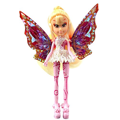 Winx Club Stella | Tynix Mini Magic Muñeca Hada con Transformación | 12 cm