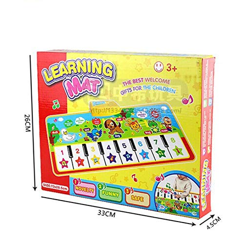 XJL Tappeto da ballo Bailando bebé de la Estera Piano Music Play Mat Musical de los Sonidos del Teclado Manta se arrastra Regalo de los niños educativos de la Alfombra Juguetes electrónicos for niños