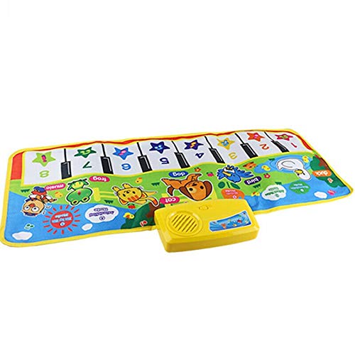 XJL Tappeto da ballo Bailando bebé de la Estera Piano Music Play Mat Musical de los Sonidos del Teclado Manta se arrastra Regalo de los niños educativos de la Alfombra Juguetes electrónicos for niños