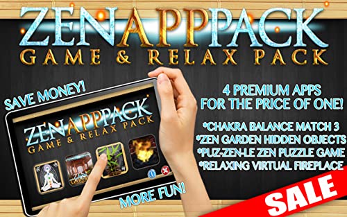 Zen Game and Relax Pack 4 in 1 Bundle (Kindle Tablet Edition)