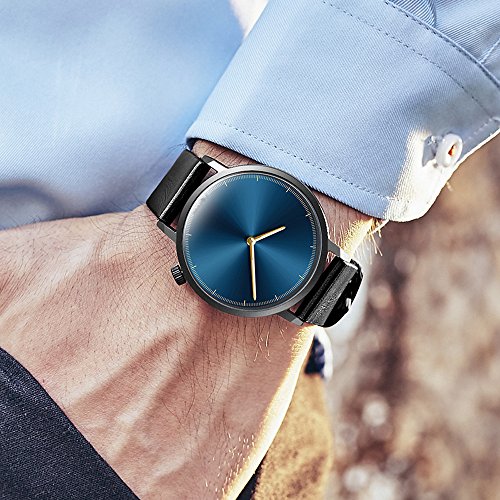 ZODOF Relojes Hombre Reloj de Pulsera de Analógico de Cuarzo Relojs Elegante Impermeable Negocios Relojes para Hombre