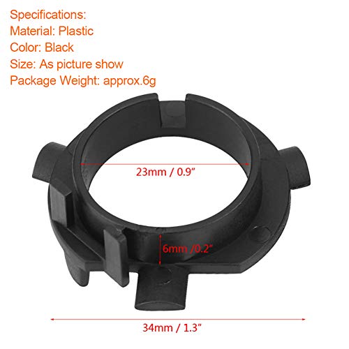 1 par adaptadores led de faro H7, base de la faros, Tenedor del faros para KI-A K4 K5 So-rento Hyun-dai Ve-loster San-ta Fe