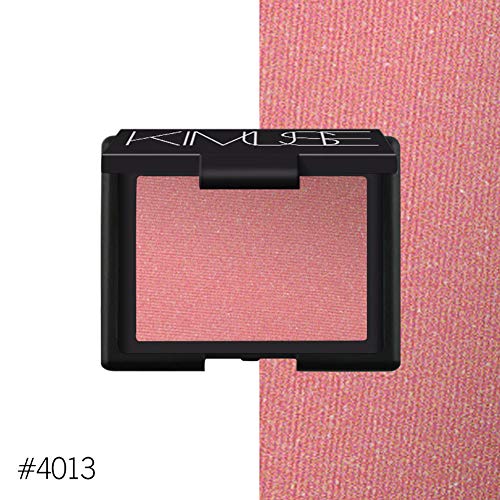 1PC suave mate Powder Blush Palette uno de los matices Minimalismo maquillaje Blush cosméticos faciales portátiles para las mujeres de las muchachas (Orgasm)