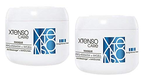 2 LOT X L 'Oreal Professionnel x-tenso atención recto Masque (200 ml x 2)