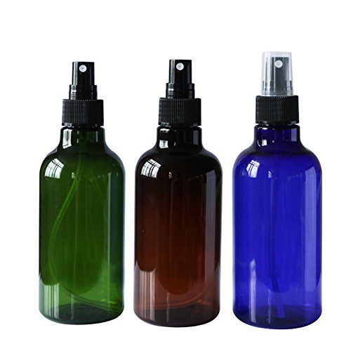 2 piezas 250 ml 9oz rellenable Empty Plástico Spray Botella de perfume atomizador de tarros de recipientes con tapa maquillaje cosméticos botella a prueba de fugas portátil accesorios de viaje