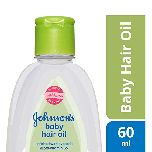 2 X Johnson's Baby Hair OIL Non Greasy Avocado Pro-vitamin B5 Soft Mild 60ml X 2 Pack = 120ml Model: by Newborn