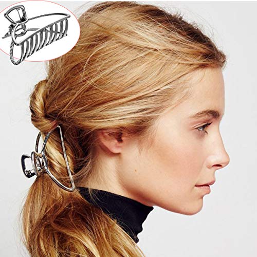 6 Pcs Clips de Garra de Metal,Pinza para el Pelo, Mandíbula de Pelo Antideslizante, Garra de Pelo para Mujeres Niñas,Hebillas de Pelo para Sujetar Pelo,Accesorios Pelo