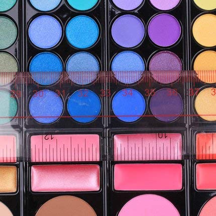 78 Colores Sombra De Ojos Paleta de Maquillaje Cosmética con Corrector y Rubor y Sombra De Ojos - Perfecto para Sso Profesional y Diario (Color 1)