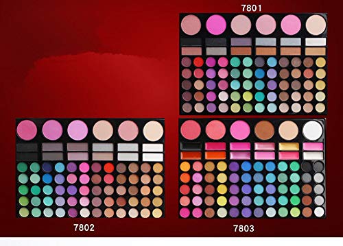 78 Colores Sombra De Ojos Paleta de Maquillaje Cosmética con Corrector y Rubor y Sombra De Ojos - Perfecto para Sso Profesional y Diario (Color 1)
